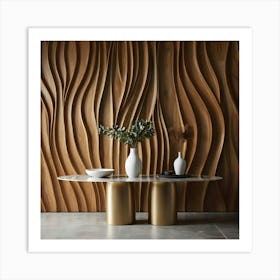 Wavy Wall 27 Art Print