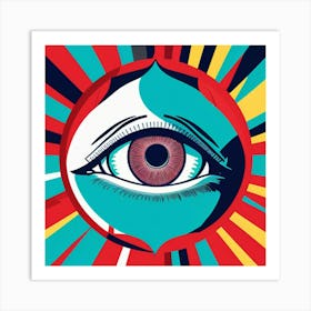 Eye Of God 1 Art Print