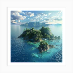 Island In The Sea Art Print