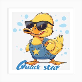 Duck Star Poster