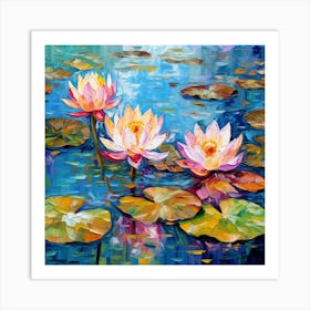 Water Lilies 23 Art Print