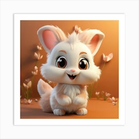 Cute Bunny 15 Art Print