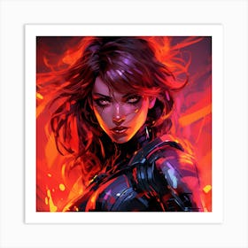 Black Widow Art Print