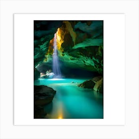 Cave In Thailand Art Print