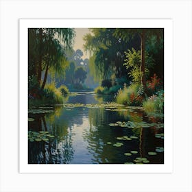 Lily Pond Art Print