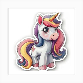 Unicorn Sticker 137 Art Print