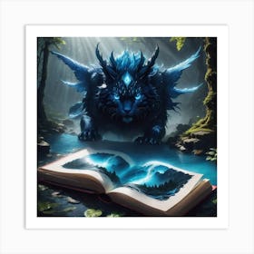 Book Of Magic Art Print