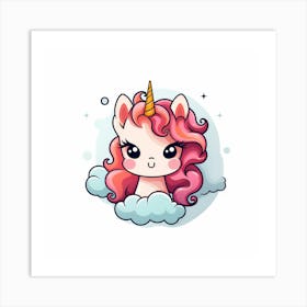 Cute Unicorn 177 Art Print