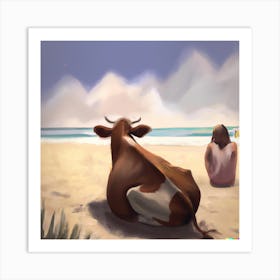 Beach View Art Print