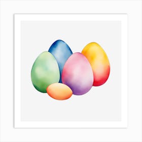 Easter Eggs Art Print