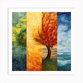 Four Seasons 2 Art Print