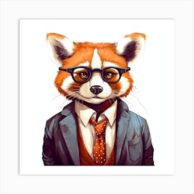 Red Panda 2 Art Print