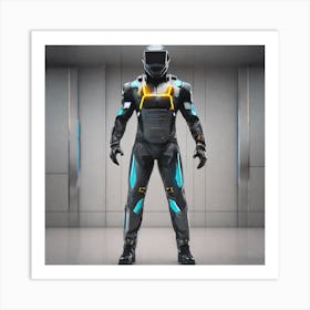 Futuristic Space Suit 1 Art Print