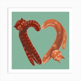 Lovers Art Print