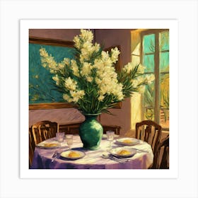 Oleanders, Vincent Van Gogh Dining Room 4 Art Print