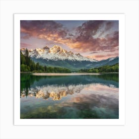 Sunrise In The Tatra Mountains Art Print