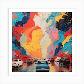 Street Scene Art Print