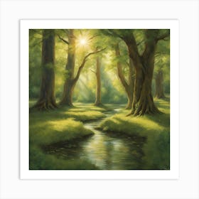 Morning Forest Art Print