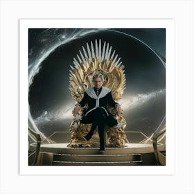 King Of The Iron Throne Art Print