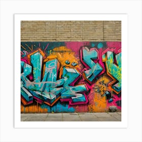 Graffiti Wall Art Print