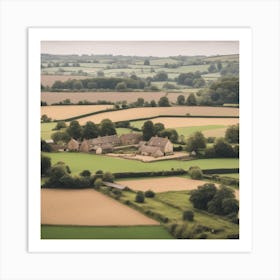 British Countryside 1 Art Print