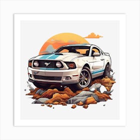 Ford Mustang Art Print