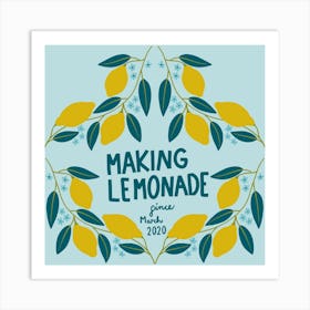 Making Lemonade Square Art Print
