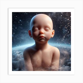 Dreaming Baby Art Print