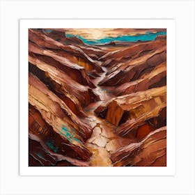 Saguaro Canyon Art Print