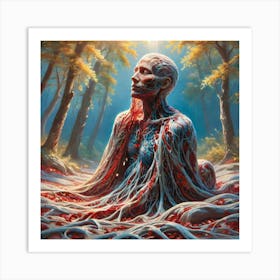 Blood And Flesh 1 Art Print