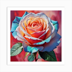 Rose Painting Art Print