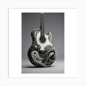 Yin and Yang in Guitar Harmony Art Print