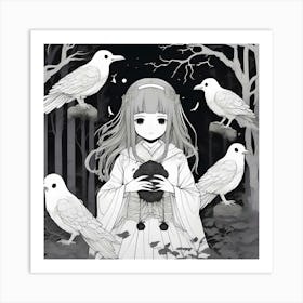 Anime Crows Art Print