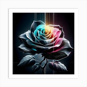 I Love Roses Art Print