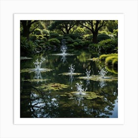 Japanese Garden 11 Art Print