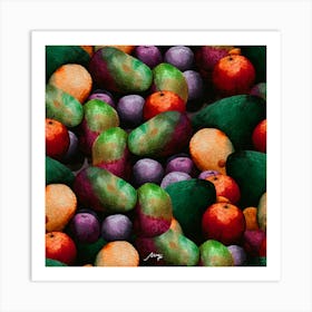 Las Frutas Art Print