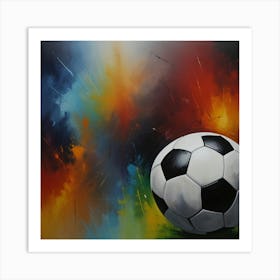 Soccer Ball 1 Art Print