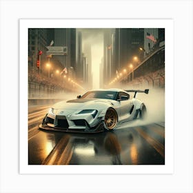 Toyota Supra 1 Art Print