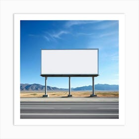 Blank Billboard 2 Art Print