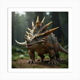 Triceratops Art Print