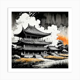 Asian Painting Art Print