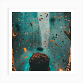 Confetti 2 Art Print