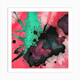 Abstract Lithograph This Artwork Is Inspired By The art print painting 1 Art Print