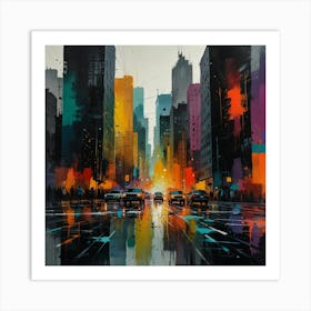 Cityscape 52 Art Print