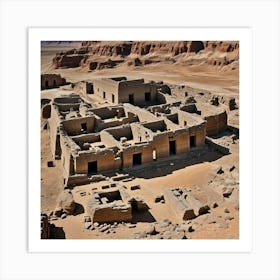 Egyptian Ruins Art Print