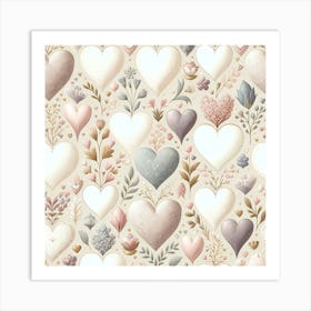 Pink Love Art Print