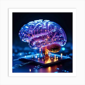 Artificial Brain 1 Art Print