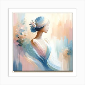 Portrait Of A Woman Art Print