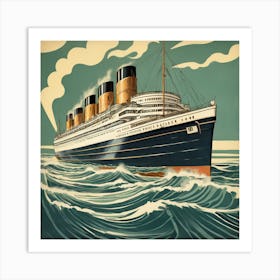 Titanic 3 Art Print