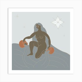 The Star Square Art Print